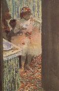 Edgar Degas Dancer at the dressing room oil